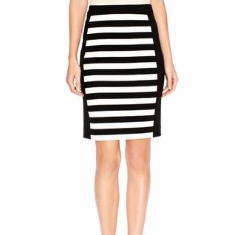 The Limited striped pencil skirt